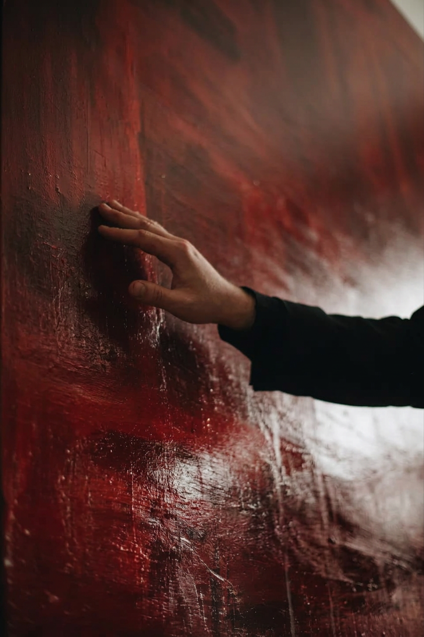 Red paintings from Brok Clark